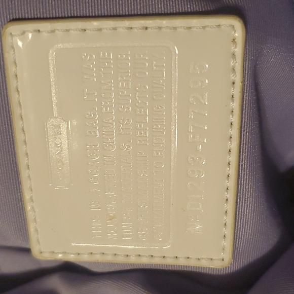 EUC Authentic tan Coach duffle travel tote. - Picture 9 of 9